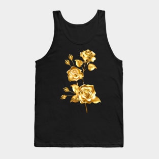 Golden Rose Branch Tank Top